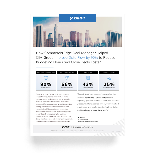 CIM Group Case Study on Deal Manager